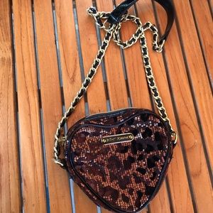 Betsey Johnson Heart Shaped Purse
